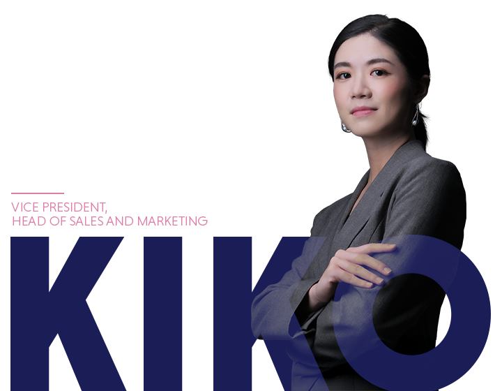Kiko Wang. Vice President, Head of Sales and Marketing