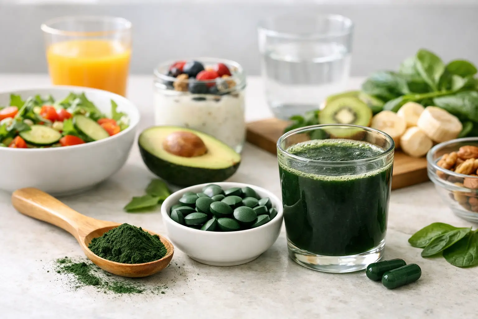 A Spirulina Based Daily Nutrition Plan
