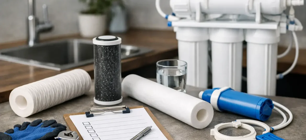 Water Filter Maintenance Checklist for Home Use