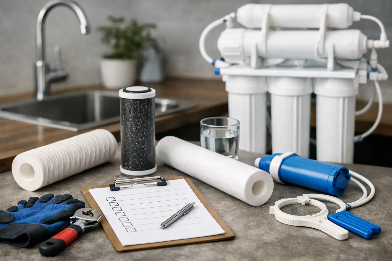 Water Filter Maintenance Checklist for Home Use