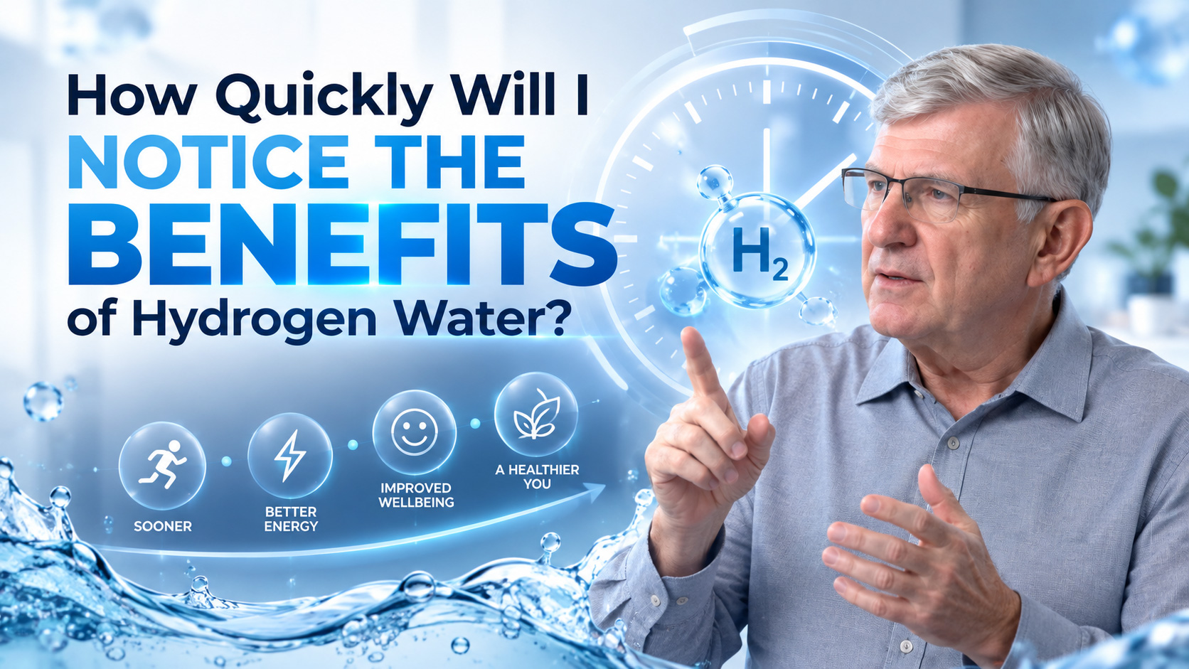 How Quickly Will I Notice the Benefits of Hydrogen Water?